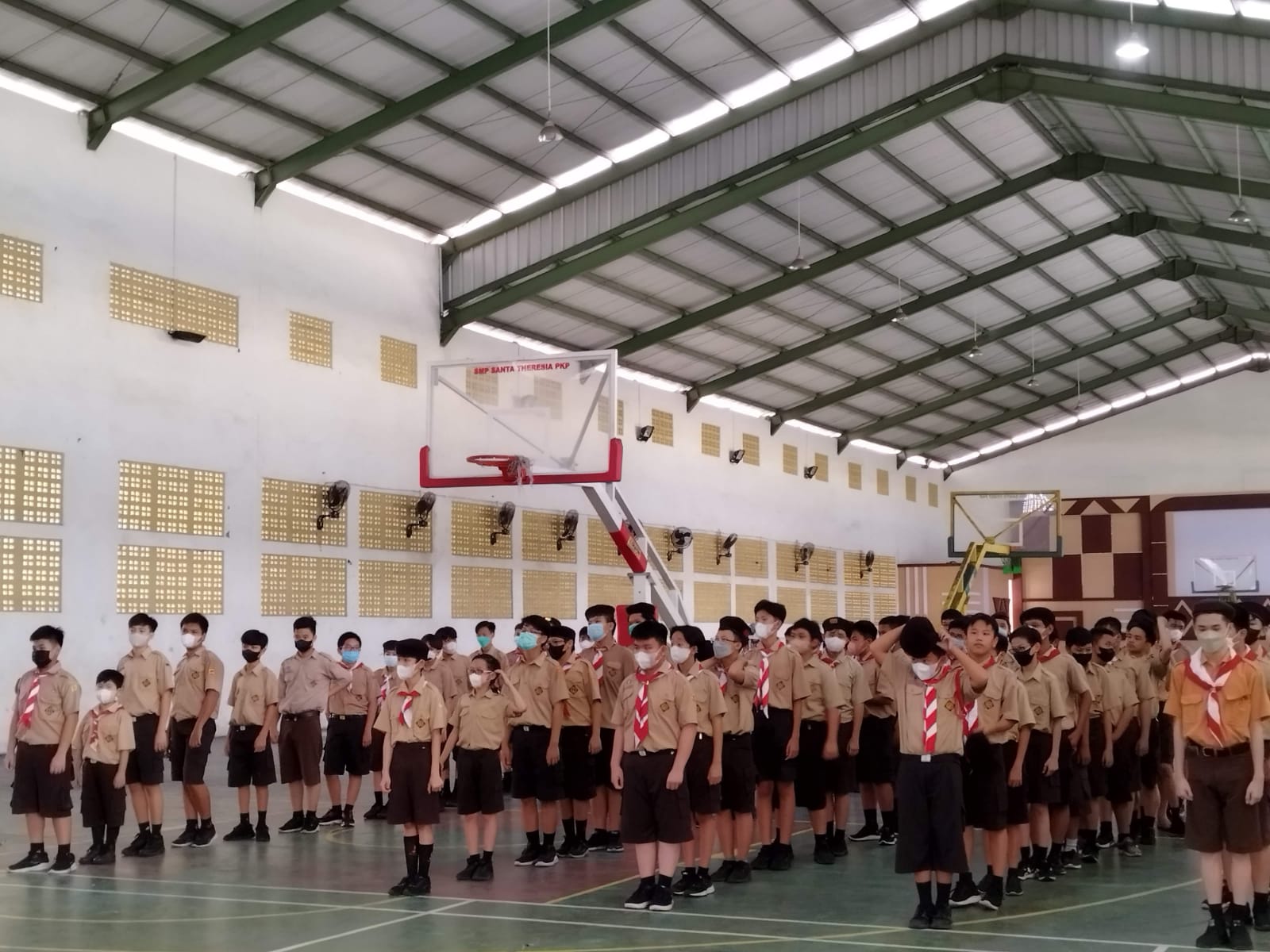 Ekskul pramuka SMP St Theresia